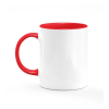Tasse blanche avec anse rouge personnalisable en ligne – Photobox.tn