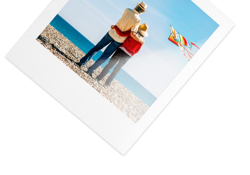 Tirage Vintage blanc  ( 8.5 x 10 CM )