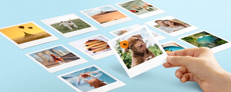 Tirage Vintage blanc  ( 8.5 x 10 CM )