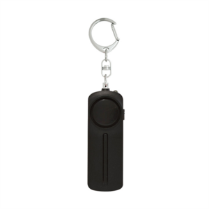 Mini Alarme Personnelle LED et Porte-clés Couleur Noir