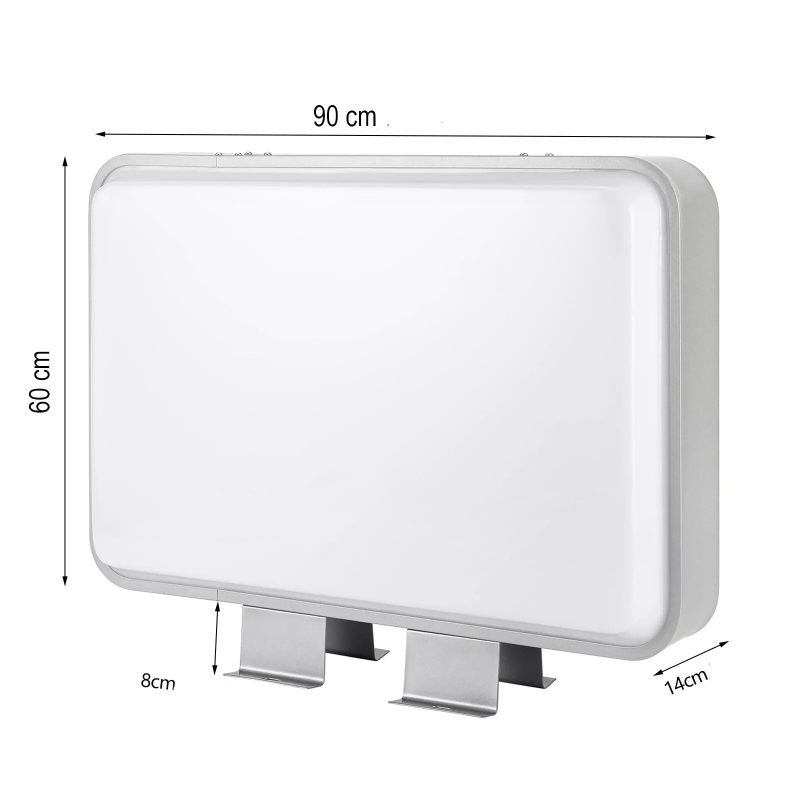 Enseigne Lumineuse 90x60cm Double faces