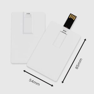 Clés USB format carte de crédit (85 x 54 mm – Tailles variées) 32GO