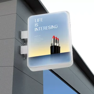 Enseigne Lumineuse 90x60cm Double faces