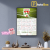 Cadre Photo MDF ST – Tableau Supporters Stade Tunisien | Plusieurs Formats