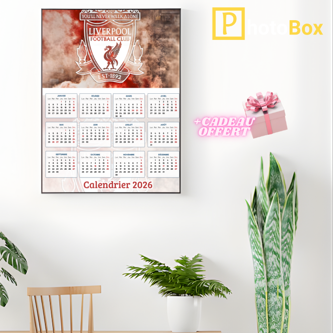 Cadre Photo MDF Liverpool – Tableau Supporters Liverpool FC | Plusieurs Formats
