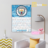 Cadre Photo MDF Manchester City – Tableau Supporters Man City | Plusieurs Formats