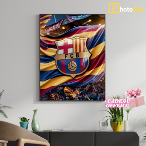 Cadre Photo MDF FCB – Tableau Supporters FC Barcelona | Plusieurs Formats
