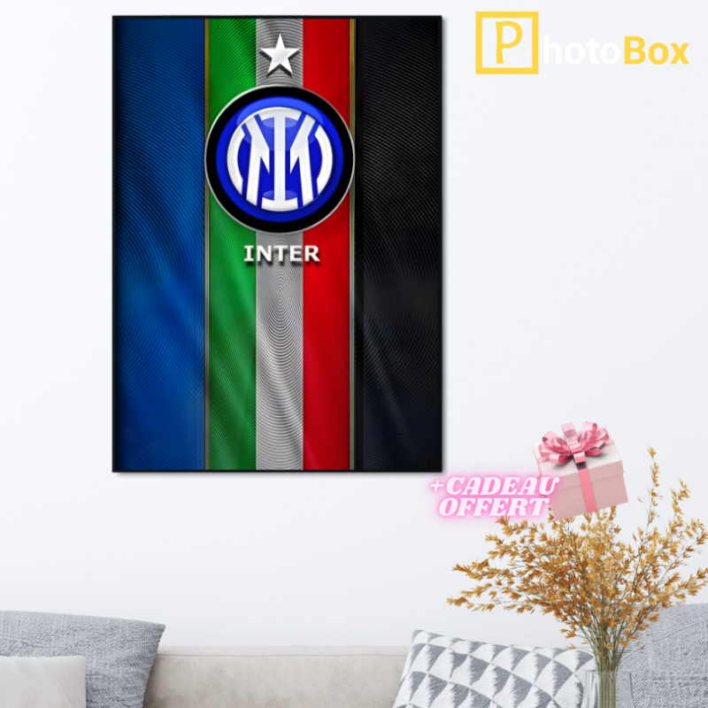 Cadre Photo MDF Inter Milan – Tableau Supporters Inter | Plusieurs Formats