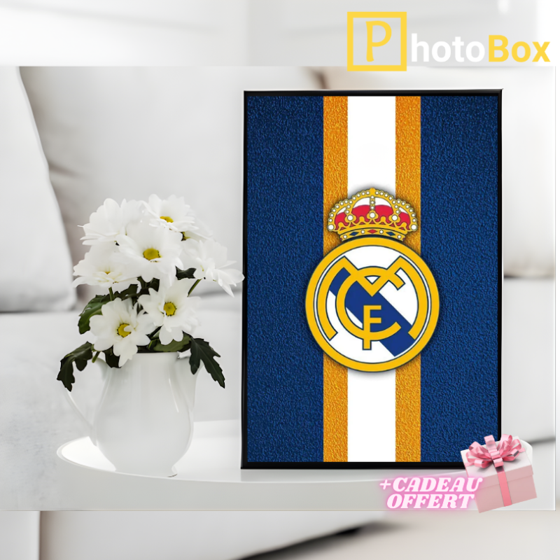 Cadre Photo MDF Real Madrid – Tableau Supporters Real Madrid CF | Plusieurs Formats